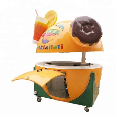 Ball Shape Juice Bar Fruit Shape Kiosk Outdoor Street Food Trailer For Sale