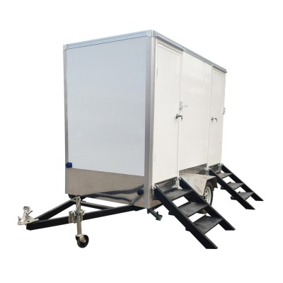 Portable toilet mobile restroom mobile trailer